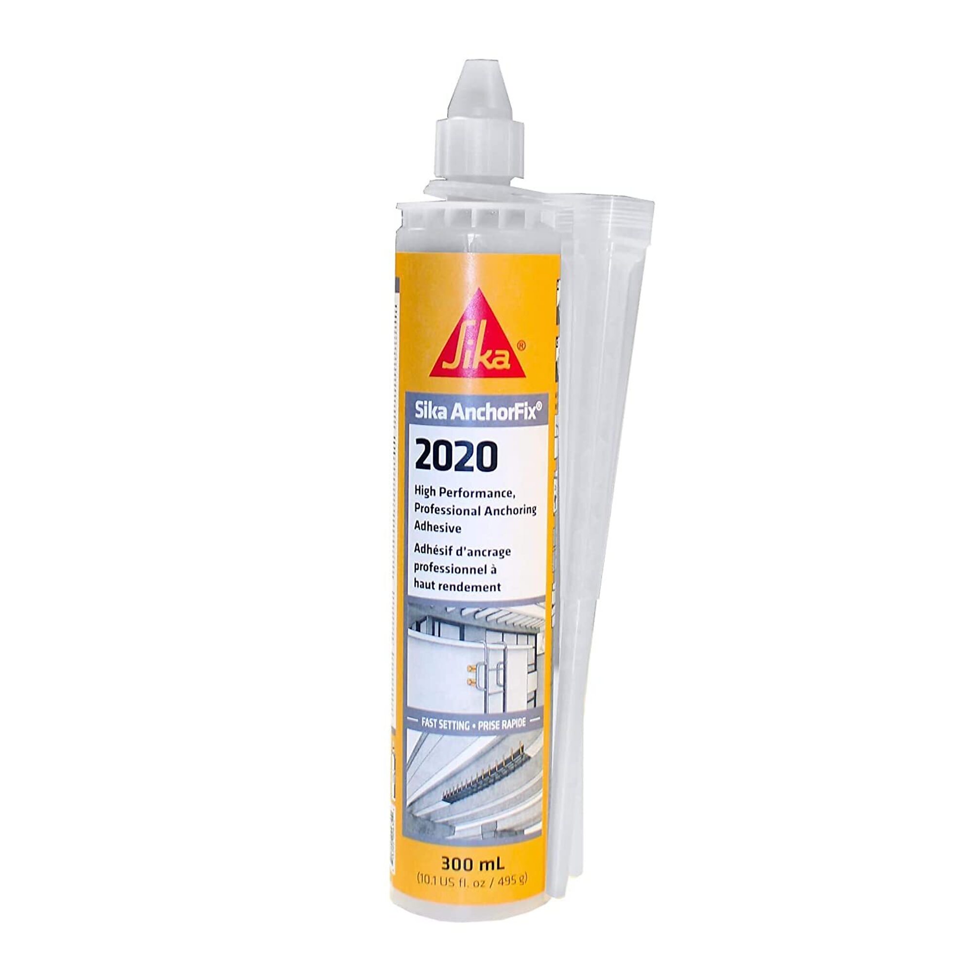 Sika Anchorfix-2020 High-Performance Professional Anchoring Adhesive 12-10.1oz Cartridge, 12PK